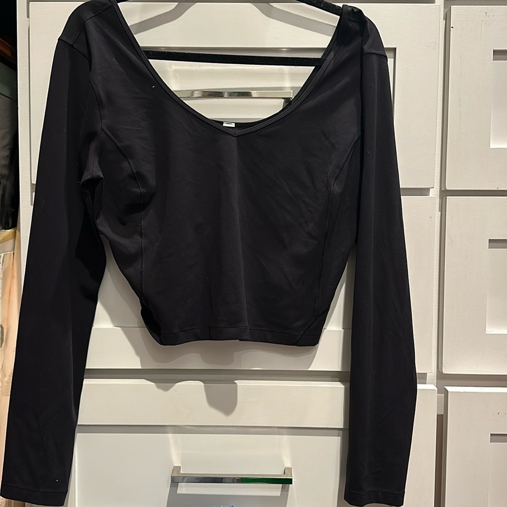 Lululemon long sleeve black align shirt